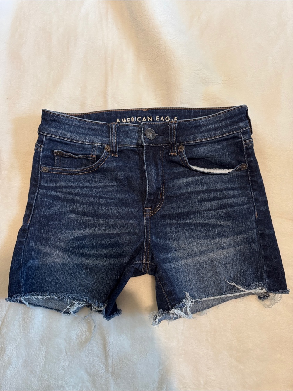 American Eagle Outfitters Hi Rise Shortie Shorts Sz 4